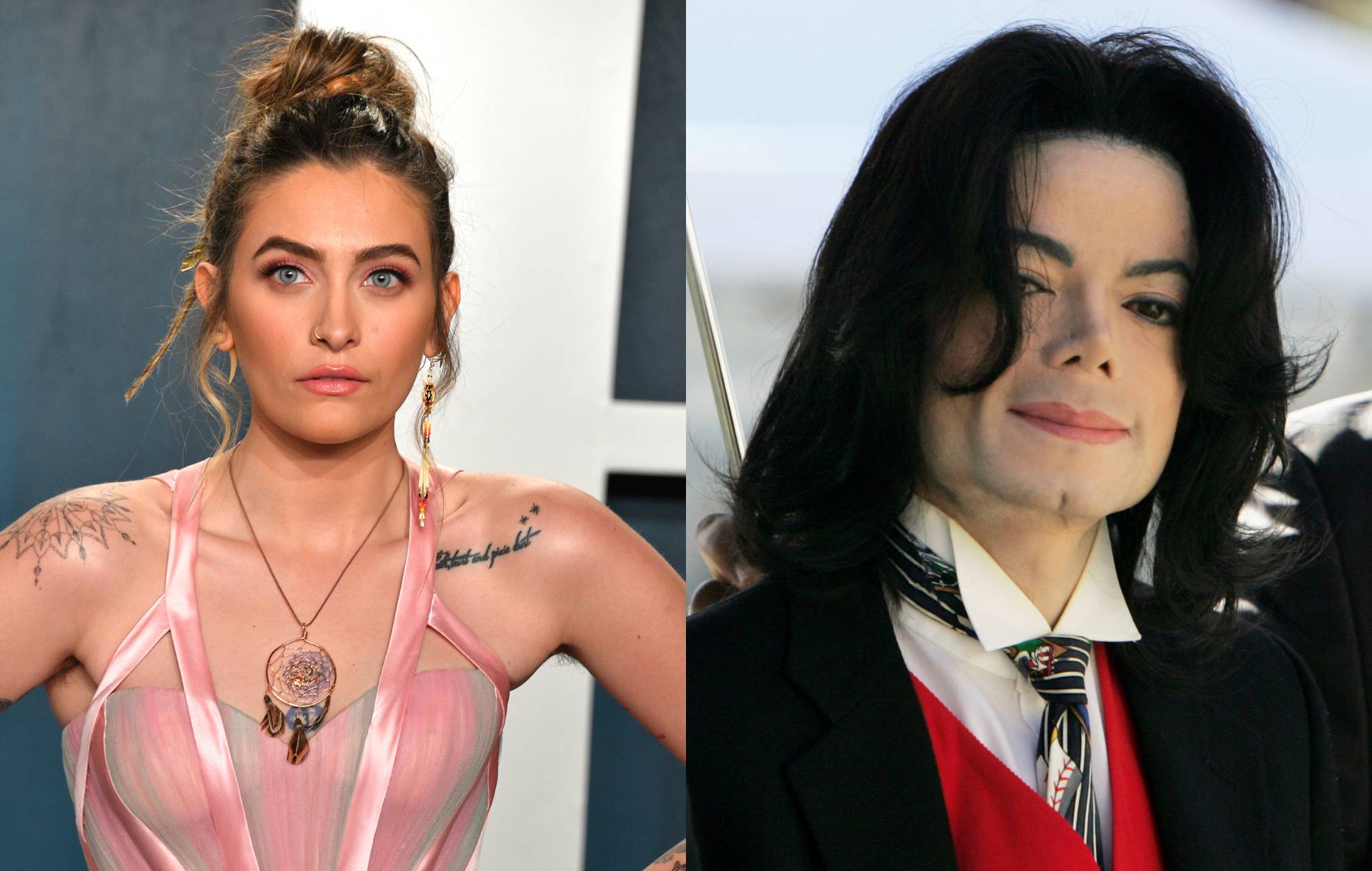 Paris Jackson និងឪពុក