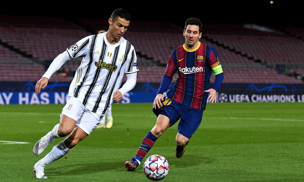 កីឡាករ Cristiano Ronaldo និង Lionel Messi