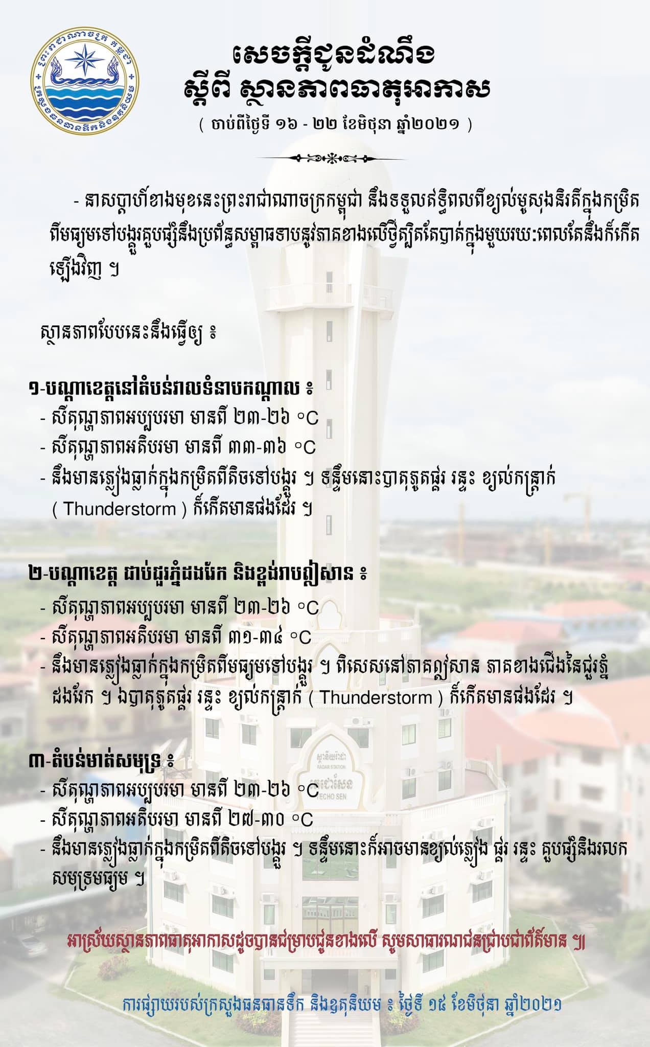 សេចក្តីជូនដំណឹង&nbsp;