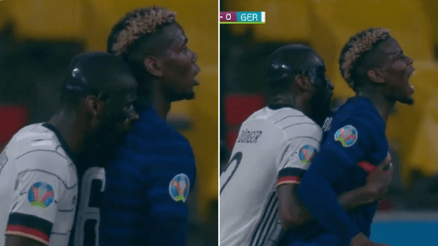 Rudiger ខាំ Pogba&nbsp;