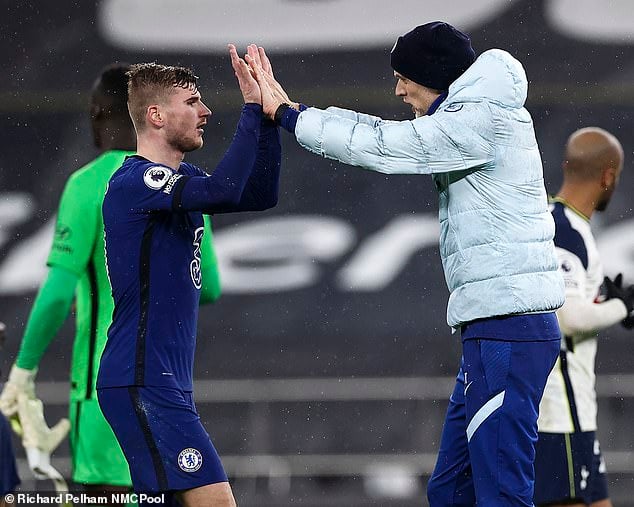 &nbsp; កីឡាករ&nbsp;Timo Werner និងលោក Thomas Tuchel