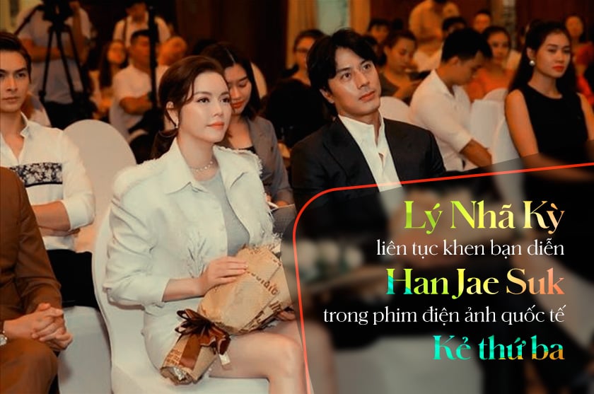 Lý Nhã Kỳ  và thần tượng Han Jae Suk 