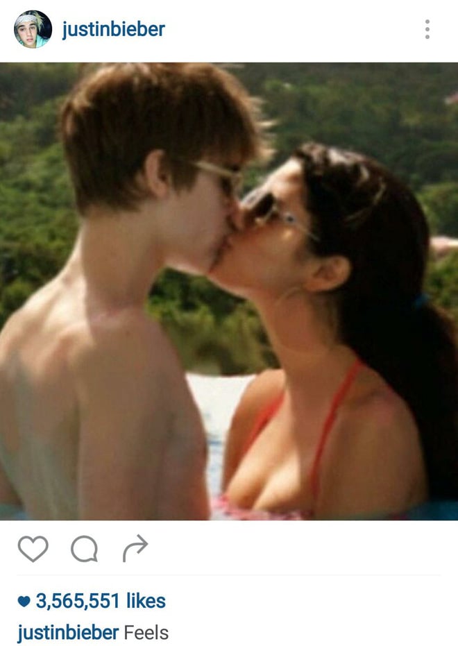 Justin និង Selena Gomez កាលពី១០ឆ្នាំមុន