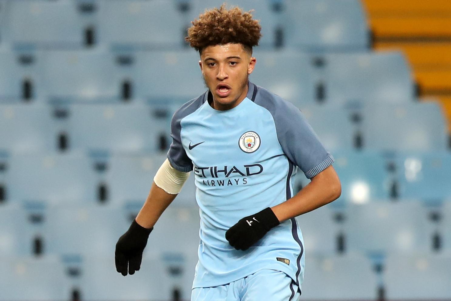 ខ្សែបម្រើ&nbsp;Jadon Sancho កាលនៅ Manchester City