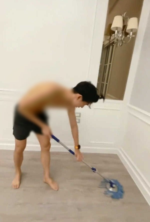 សកម្មភាព Push សម្អាតផ្ទះ