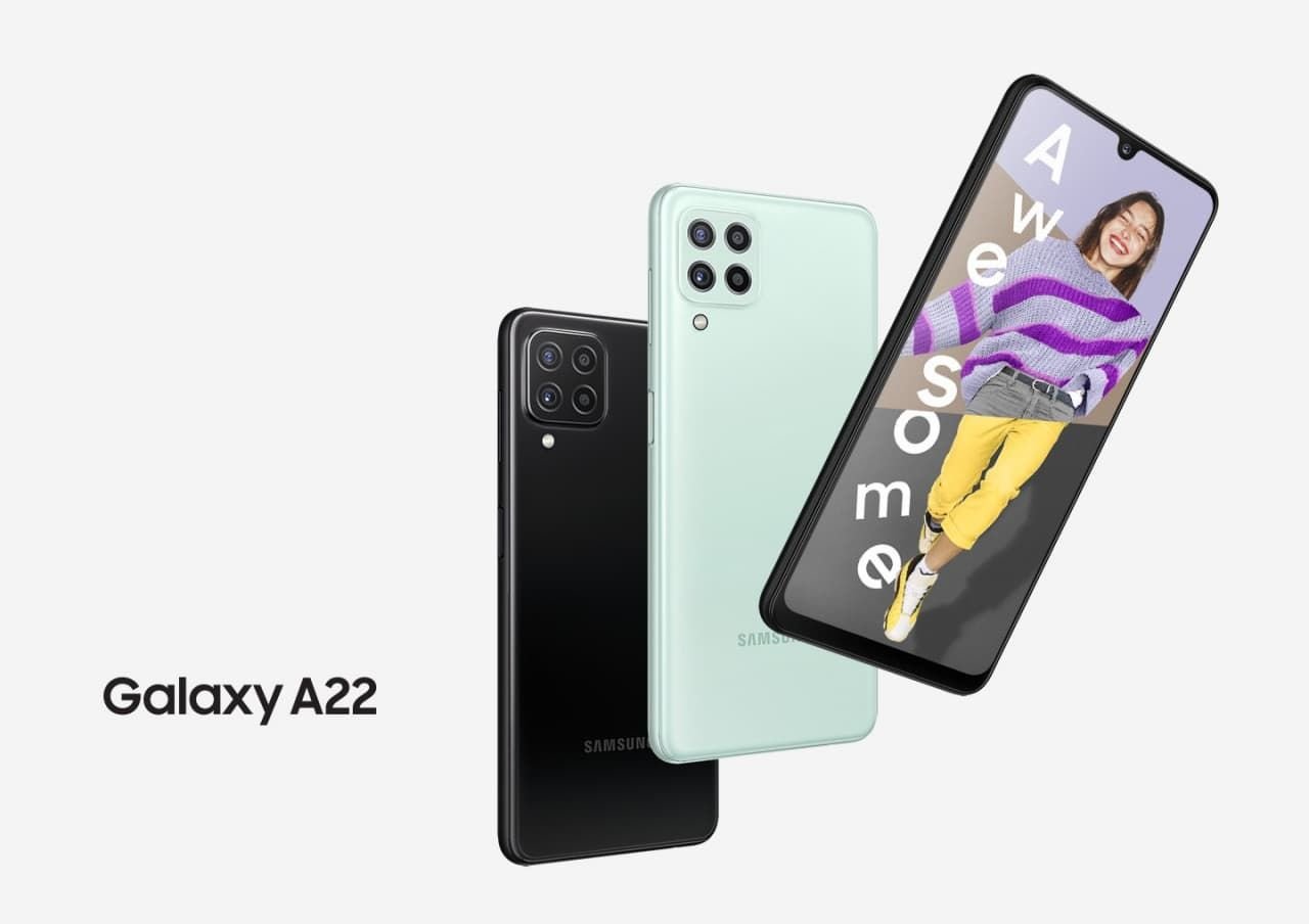 ស្មាតហ្វូន Samsung Galaxy A22 ស៊េរី&nbsp;