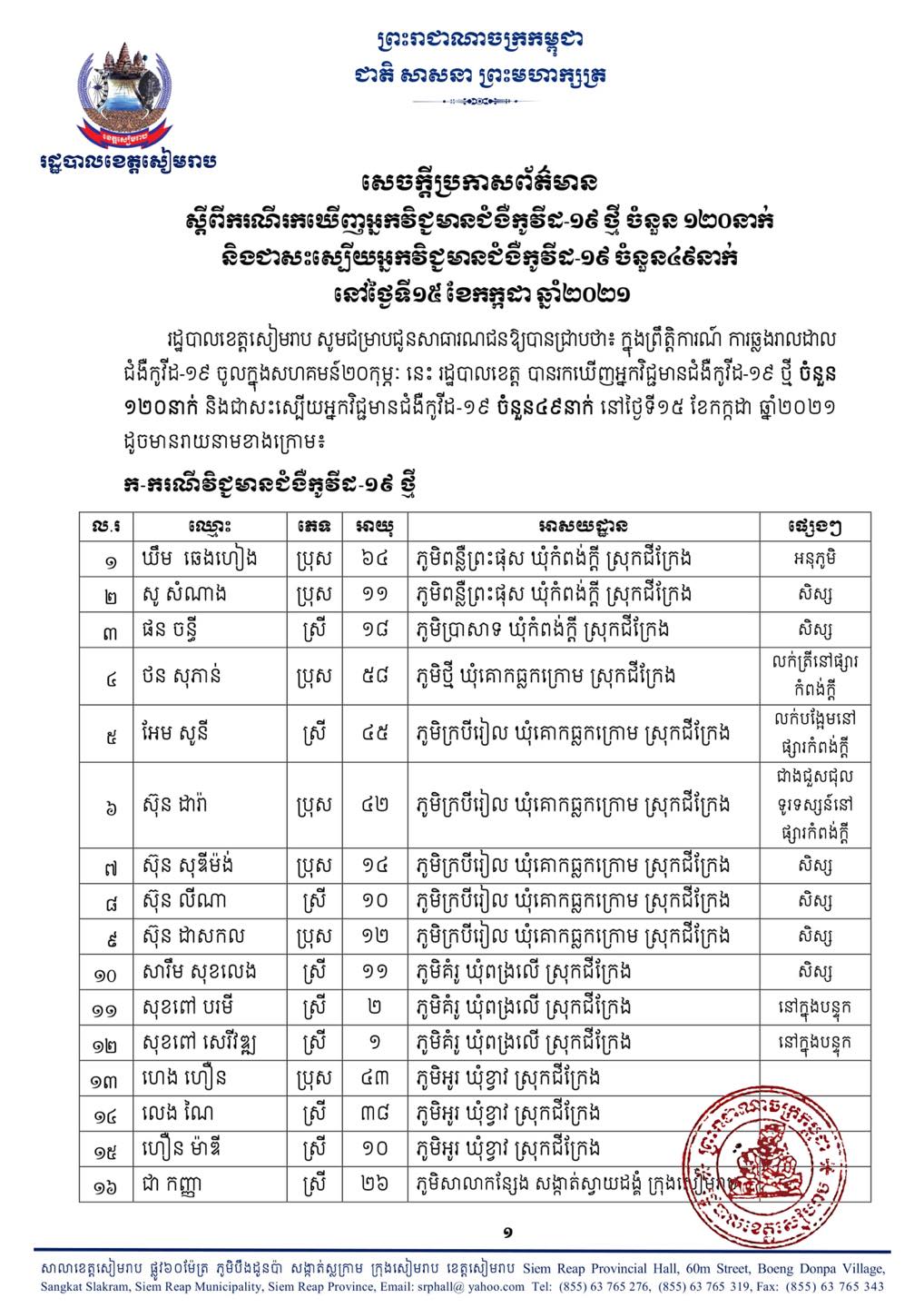 សេចក្តីប្រកាស