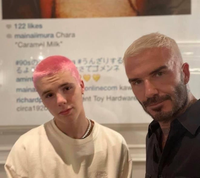 Cruz Beckham ជាមួយម៉ូតសក់ថ្មី