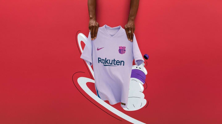 ឯកសណ្ឋានក្រៅដីរបស់ Barcelona&nbsp;