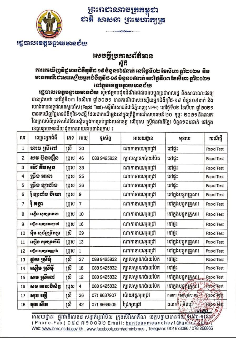 សេចក្តីប្រកាស