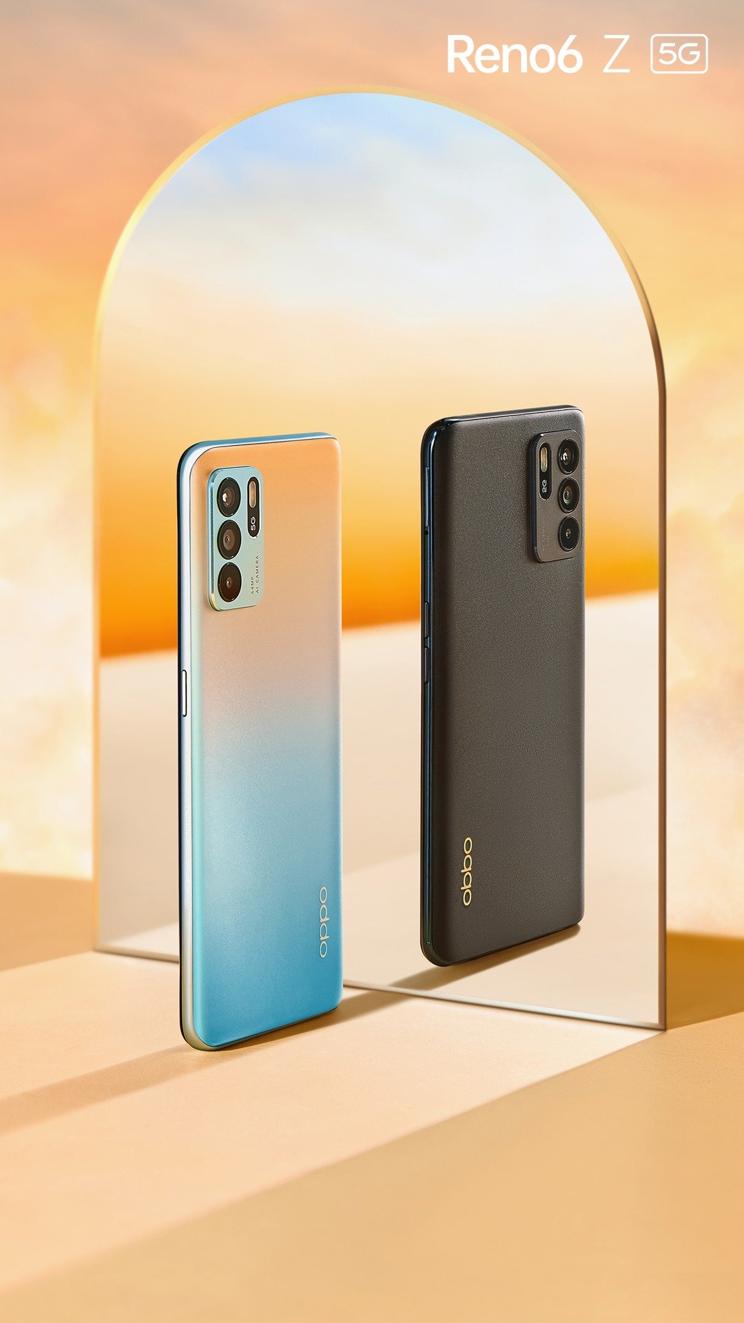 &nbsp; ស្មាតហ្វូនស៊េរីថ្មី&nbsp;OPPO Reno6 Z 5G