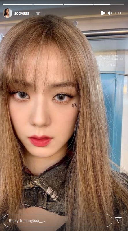 Instagram Story&nbsp;របស់ Jisoo