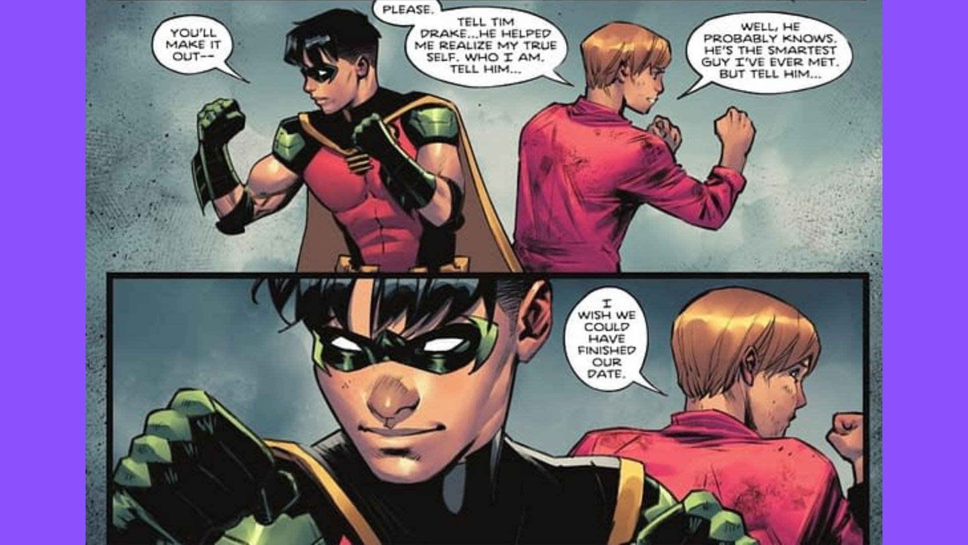 Tim Drake's Robin Comes Out as Bisexual in New Batman Comic