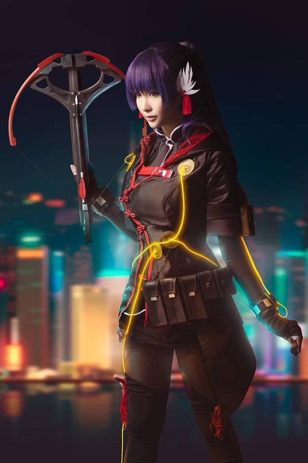 Look Alodia Gosiengfiao as Kyoka Eden from Scarlet Nexus TrueID