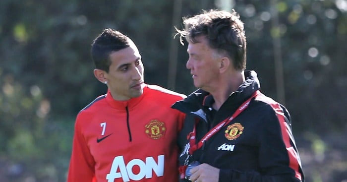 Angel Di Maria និងលោក Van Gaal