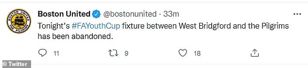 សេចក្ដីប្រកាសរបស់ ក្លិប Boston United