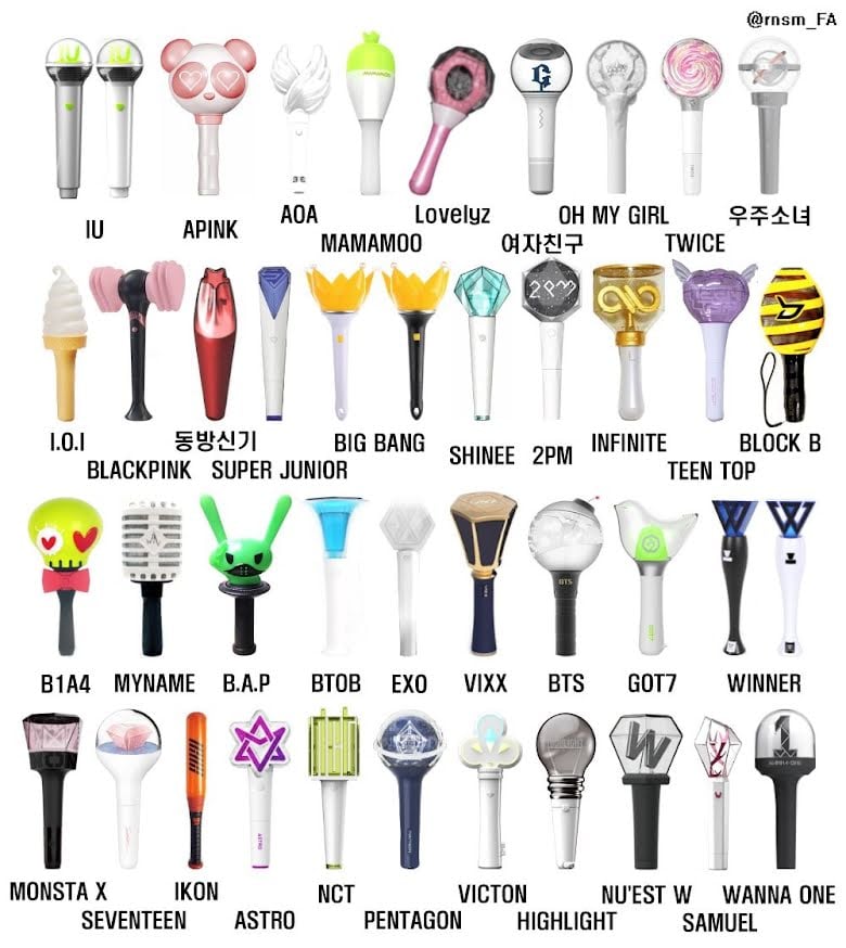 Lightstick&nbsp;របស់​ក្រុម&nbsp;Kpop