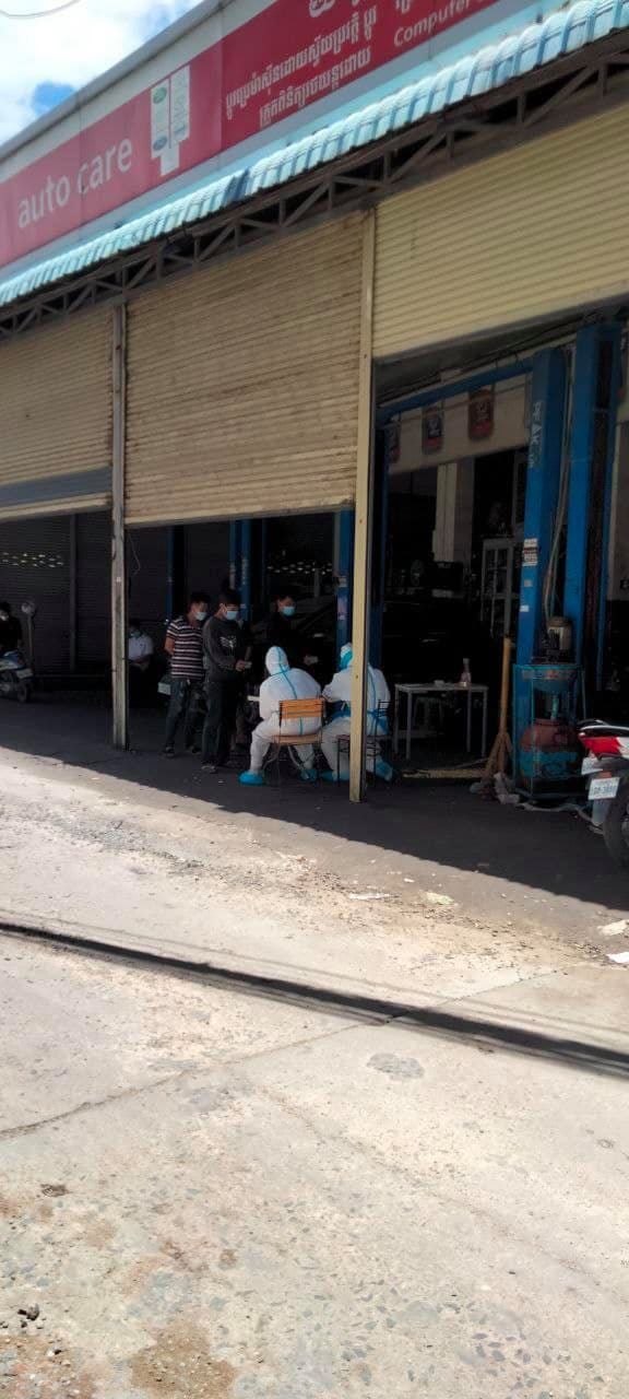 សកម្មភាពក្រុមគ្រូពេទ្យធ្វើតេស្តកូវីដ១៩