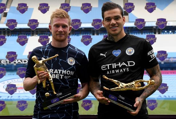 Ederson និង De Bruyne