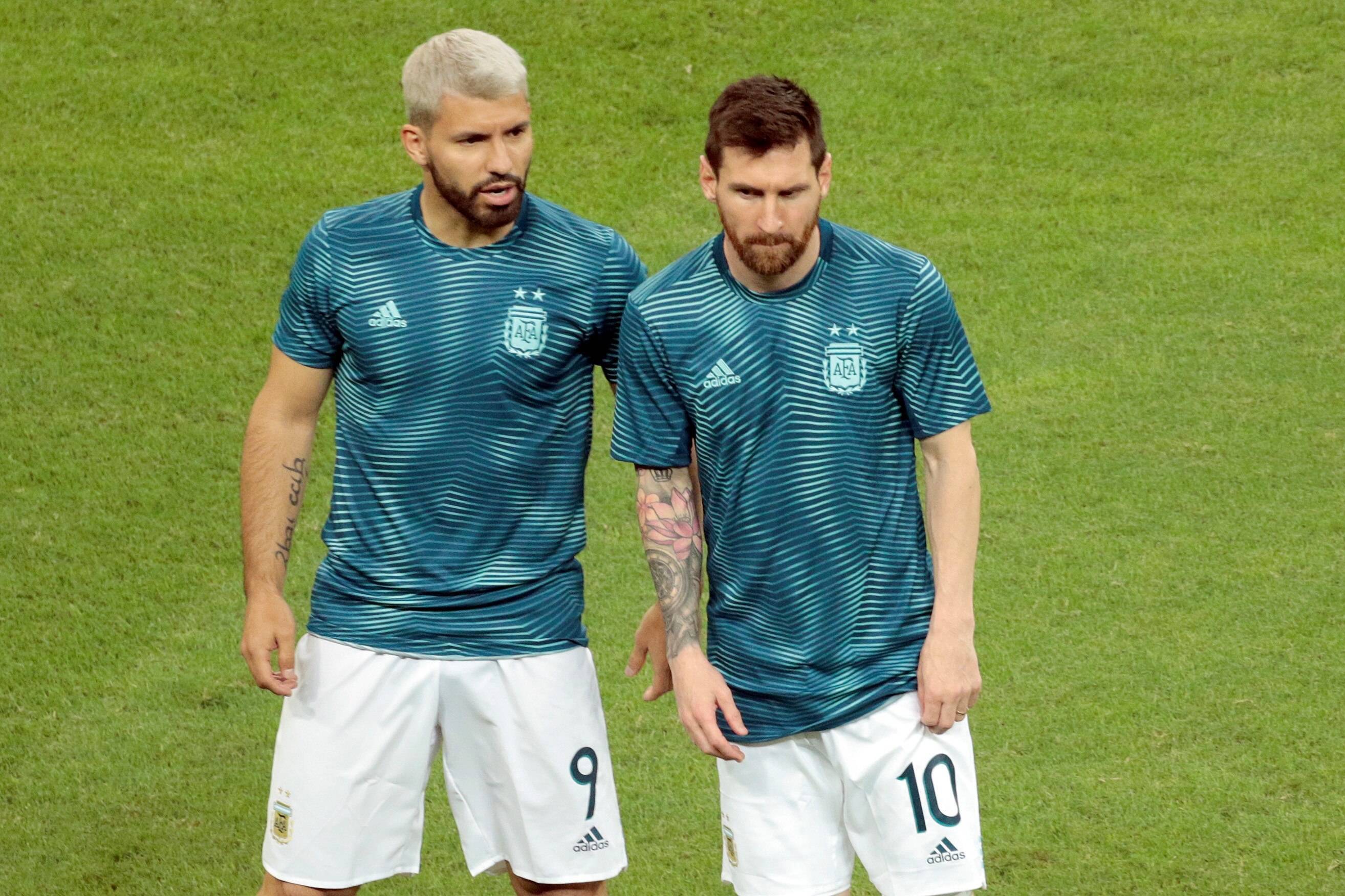 Aguero និង Messi&nbsp;
