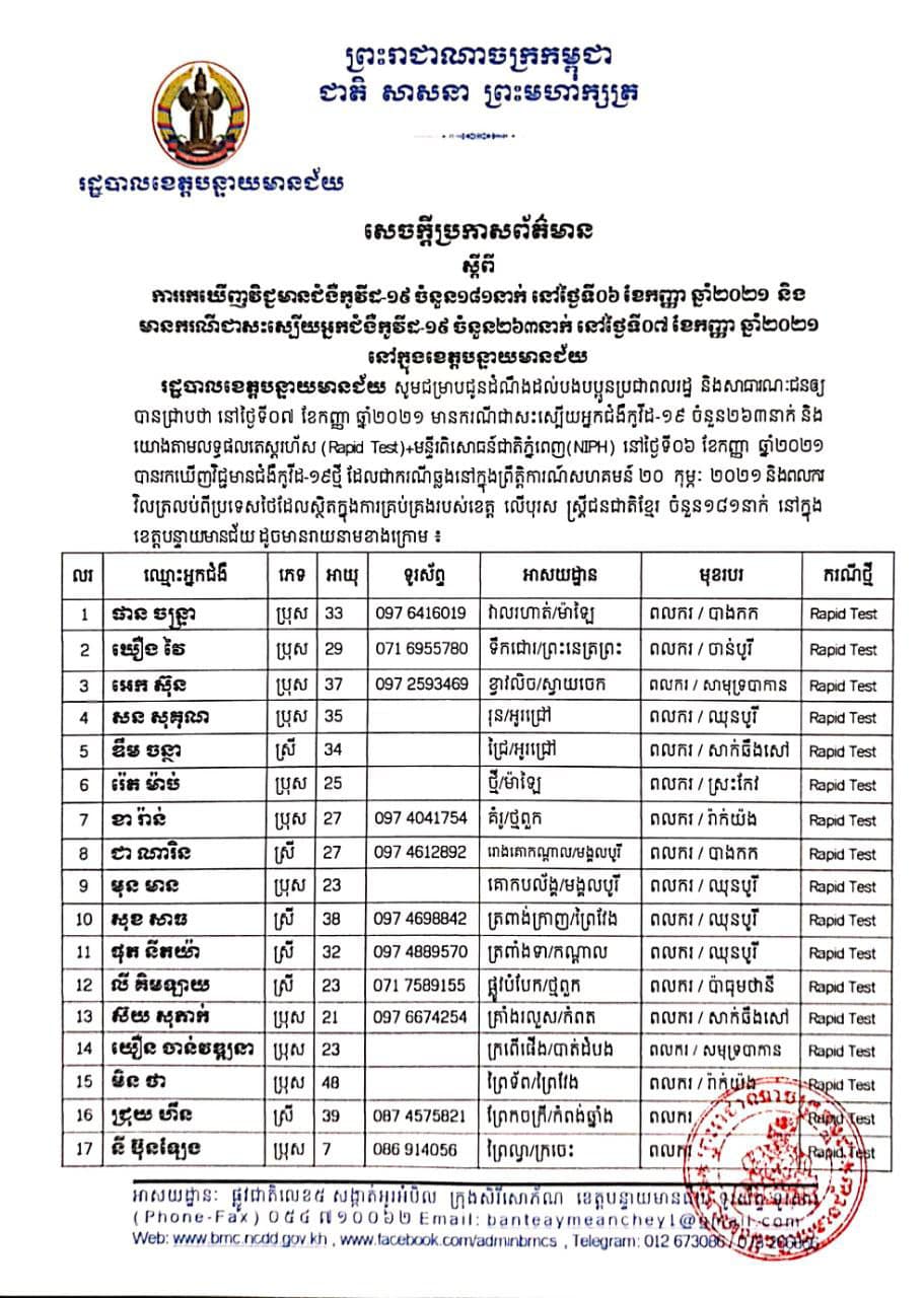 សេចក្តីប្រកាស