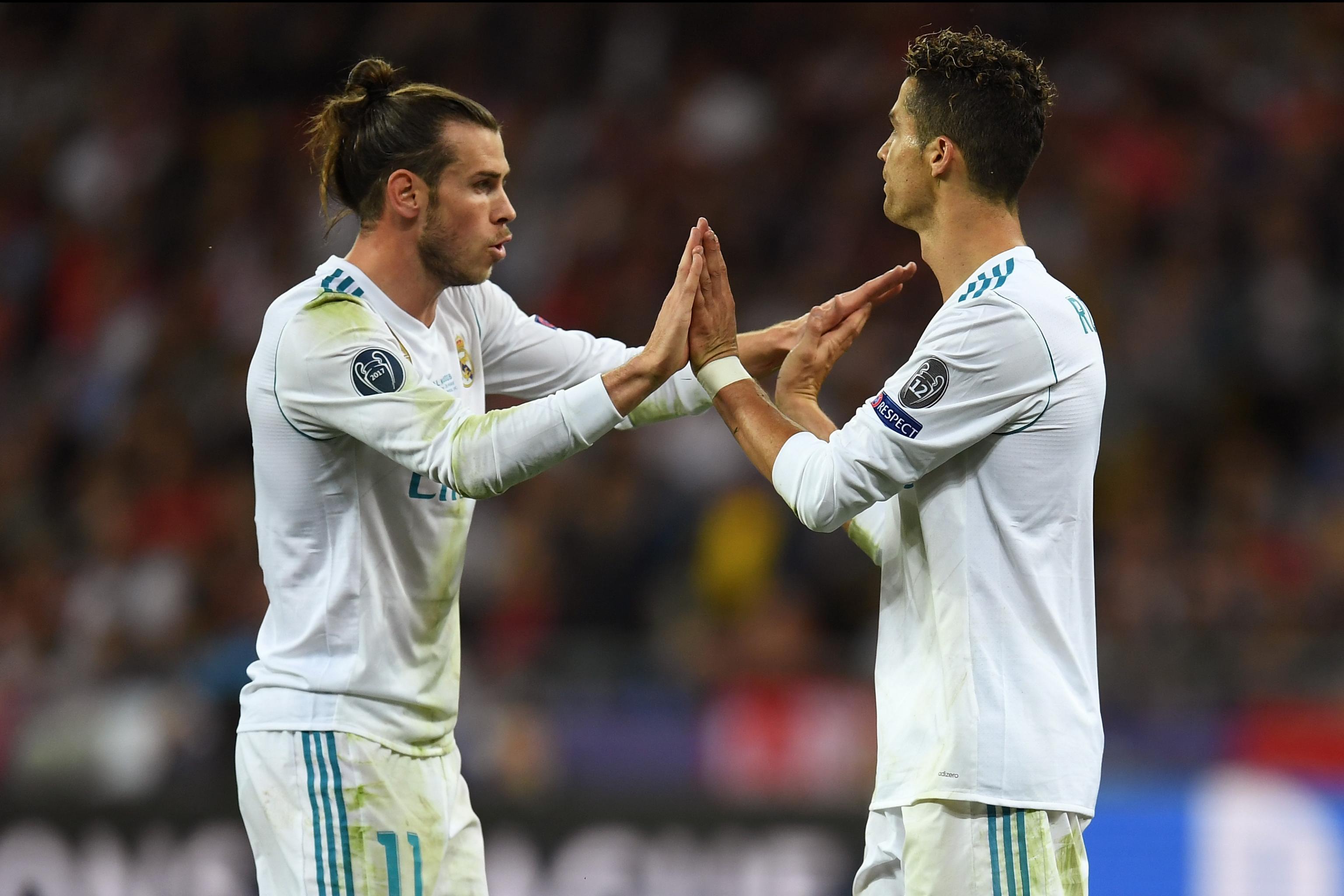 &nbsp; កីឡាករ&nbsp;Gareth Bale និង Cristiano Ronaldo