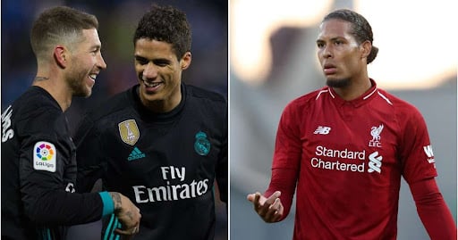 Varane, Sergio Ramos&nbsp;និង&nbsp;Virgil van Dijk