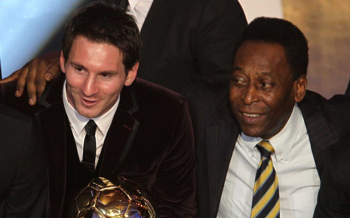 Messi និងលោក Pele&nbsp;