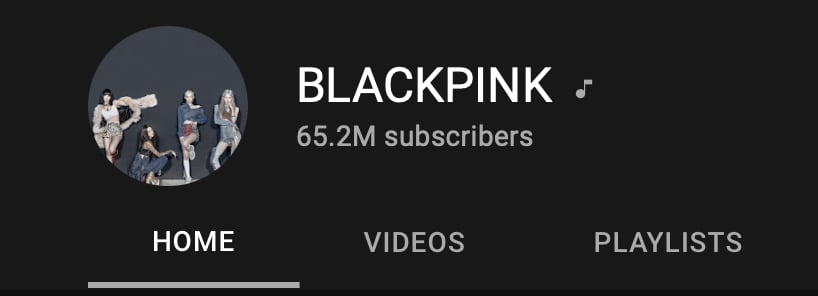 YouTube channel របស់&nbsp;BLACKPINK