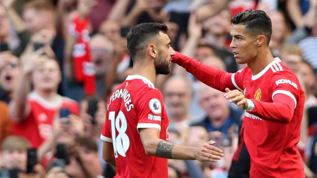 ខ្សែបម្រើ Bruno Fernandes និង Cristiano Ronaldo