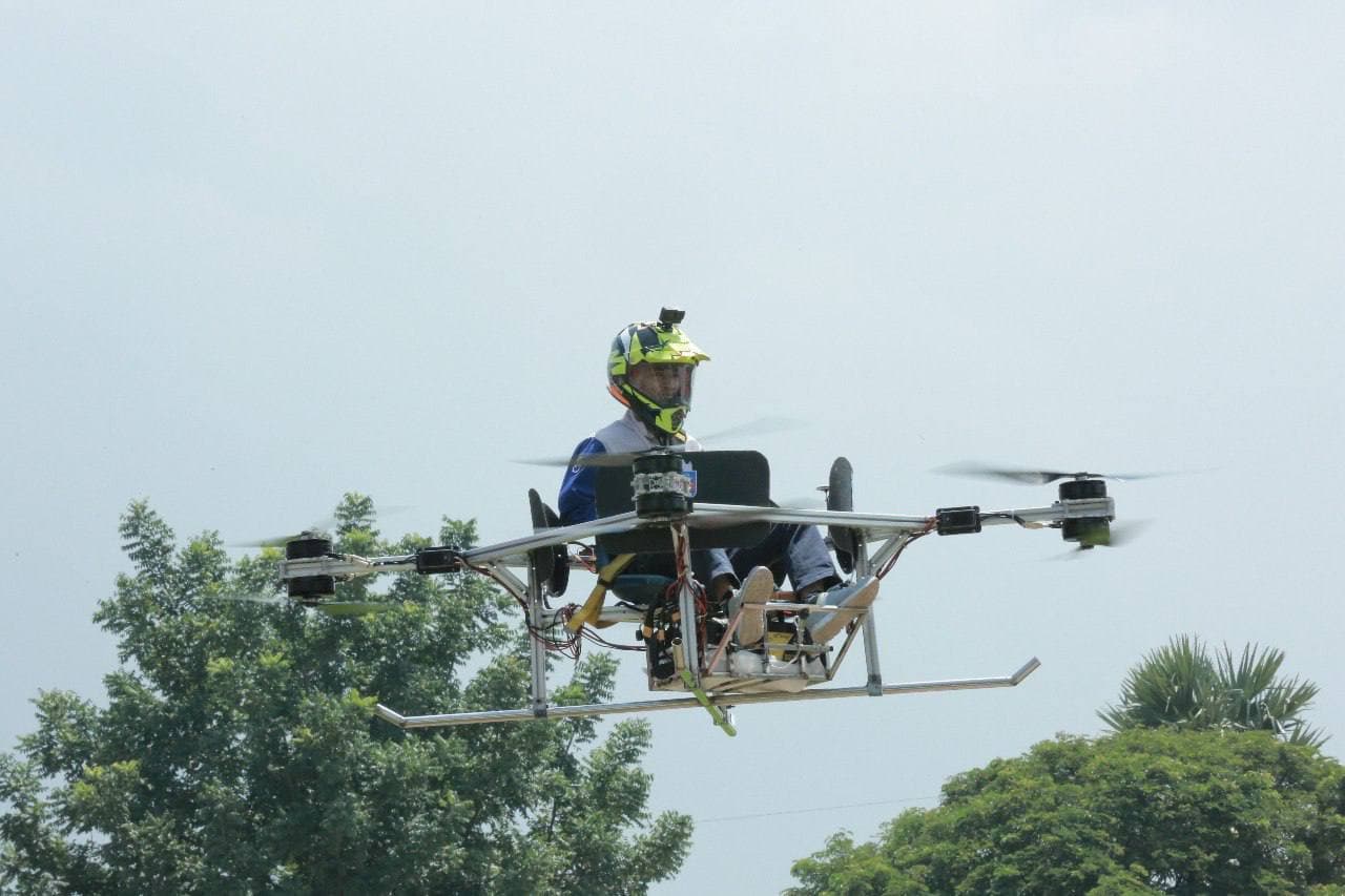 Drone ដឹកមនុស្សដែលផលិតបានជោគជ័យ