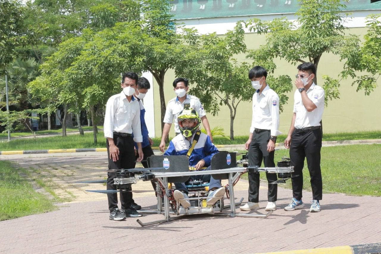 Drone ដឹកមនុស្សដែលផលិតបានជោគជ័យ
