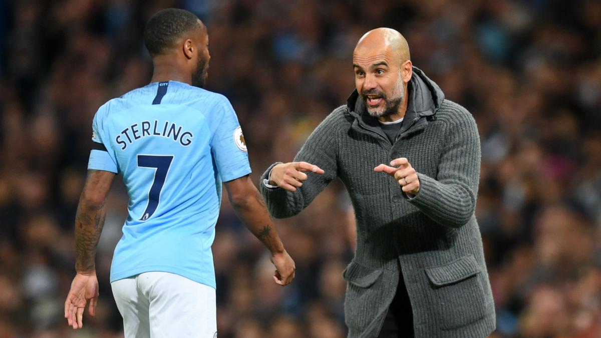 ខ្សែប្រយុទ្ធ Raheem Sterling និងលោក Pep Guardiola