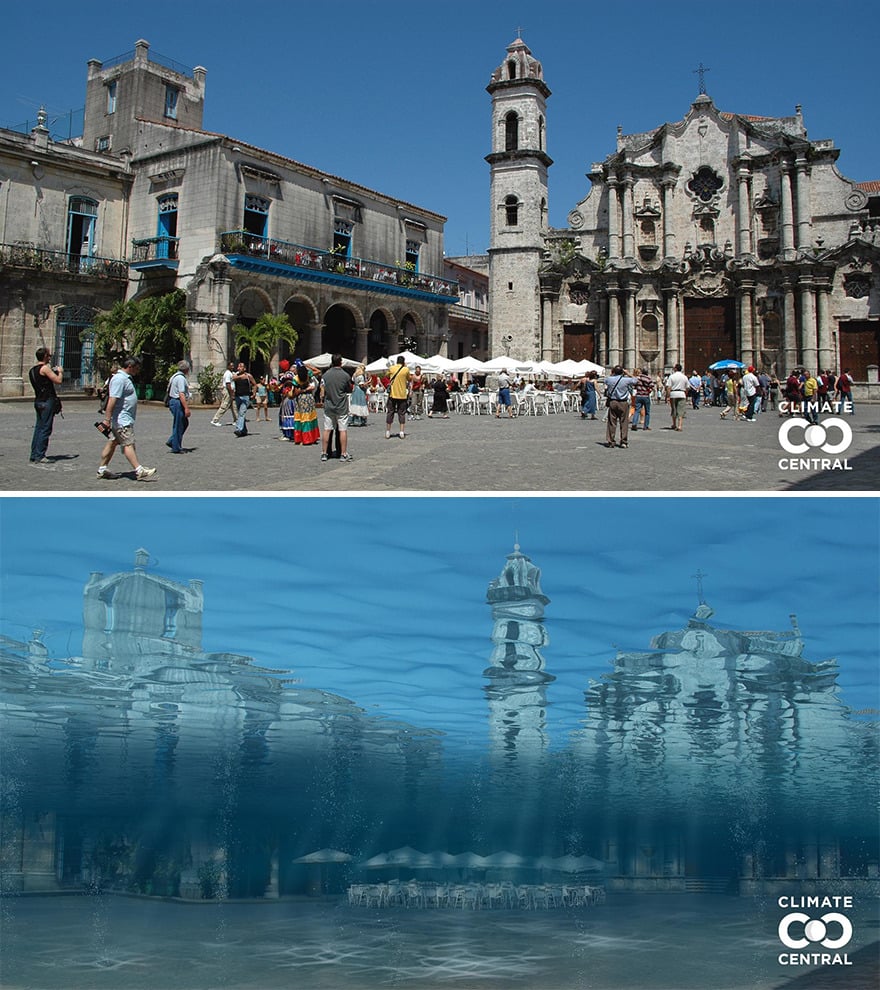 Plaza De La Catedral ក្នុងប្រទេសគុយបា