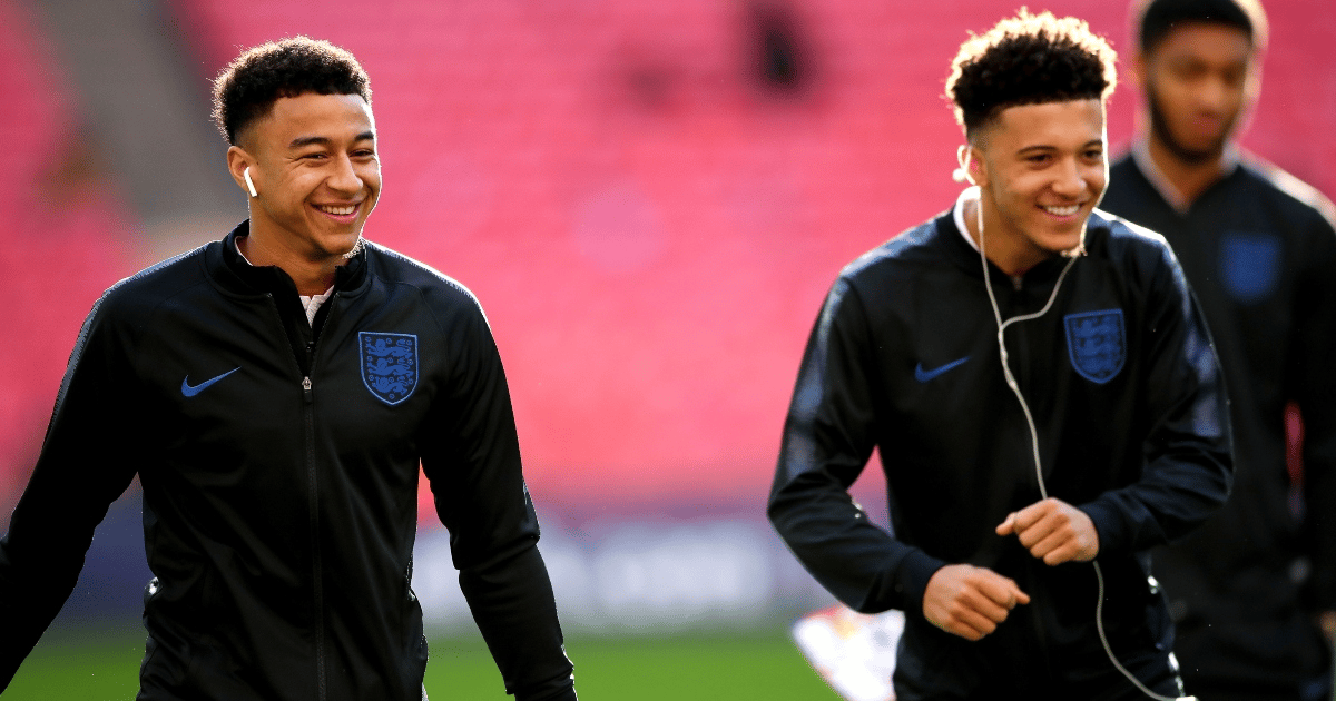 ខ្សែបម្រើ Jesse Lingard និង Jadon Sancho