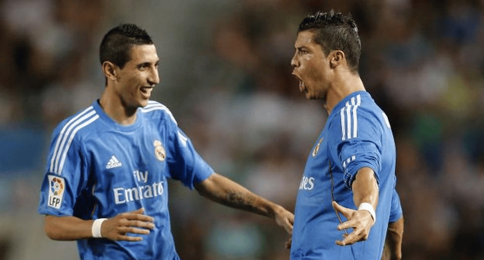 កីឡាករ Angel Di Maria និង Cristiano Ronaldo