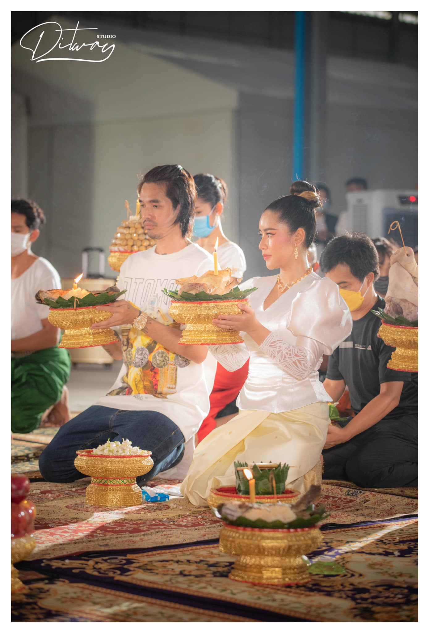 ពិធីគ្រងពាលី និង សំពះគ្រូ ក្នុងបទ វីរនារី