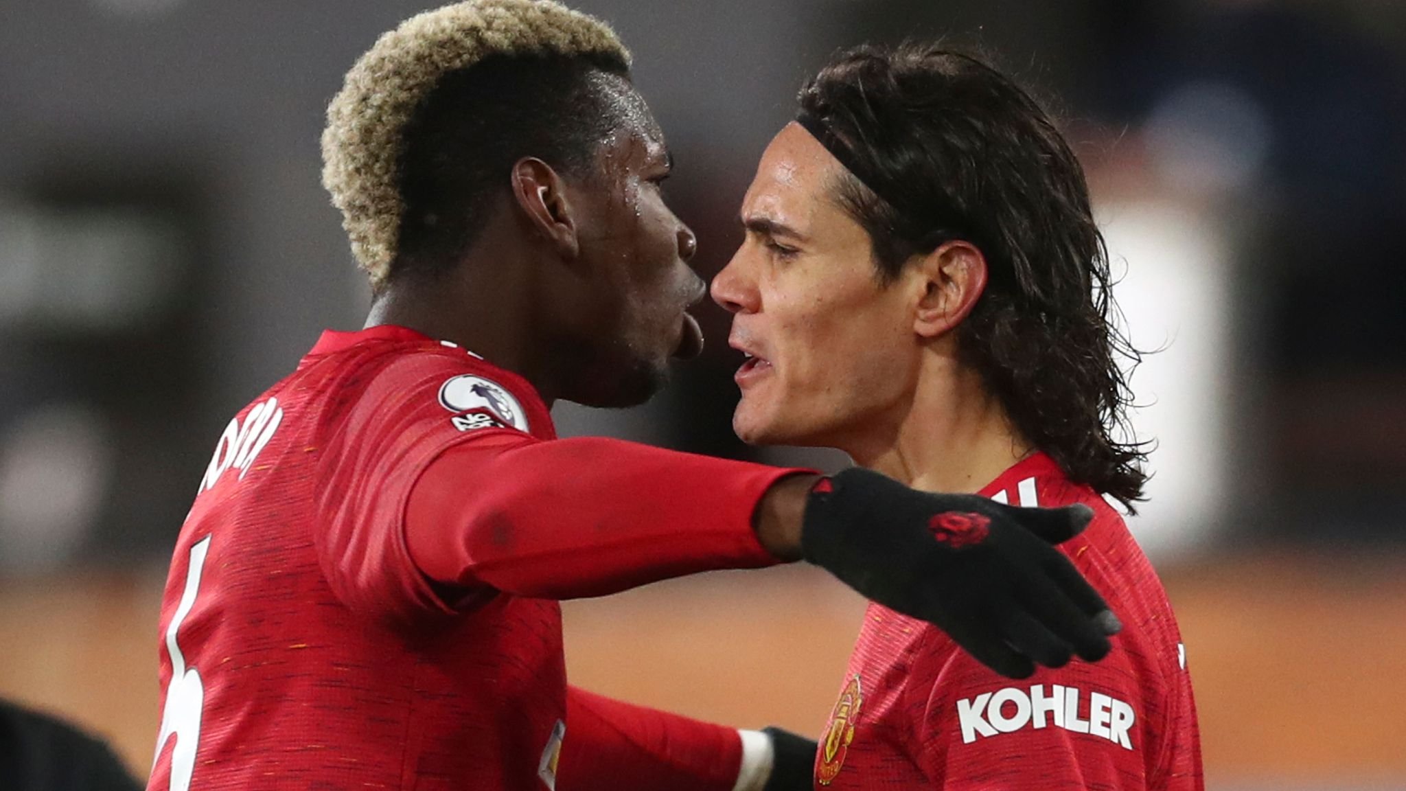 កីឡាករ Paul Pogba និង Edinson Cavani