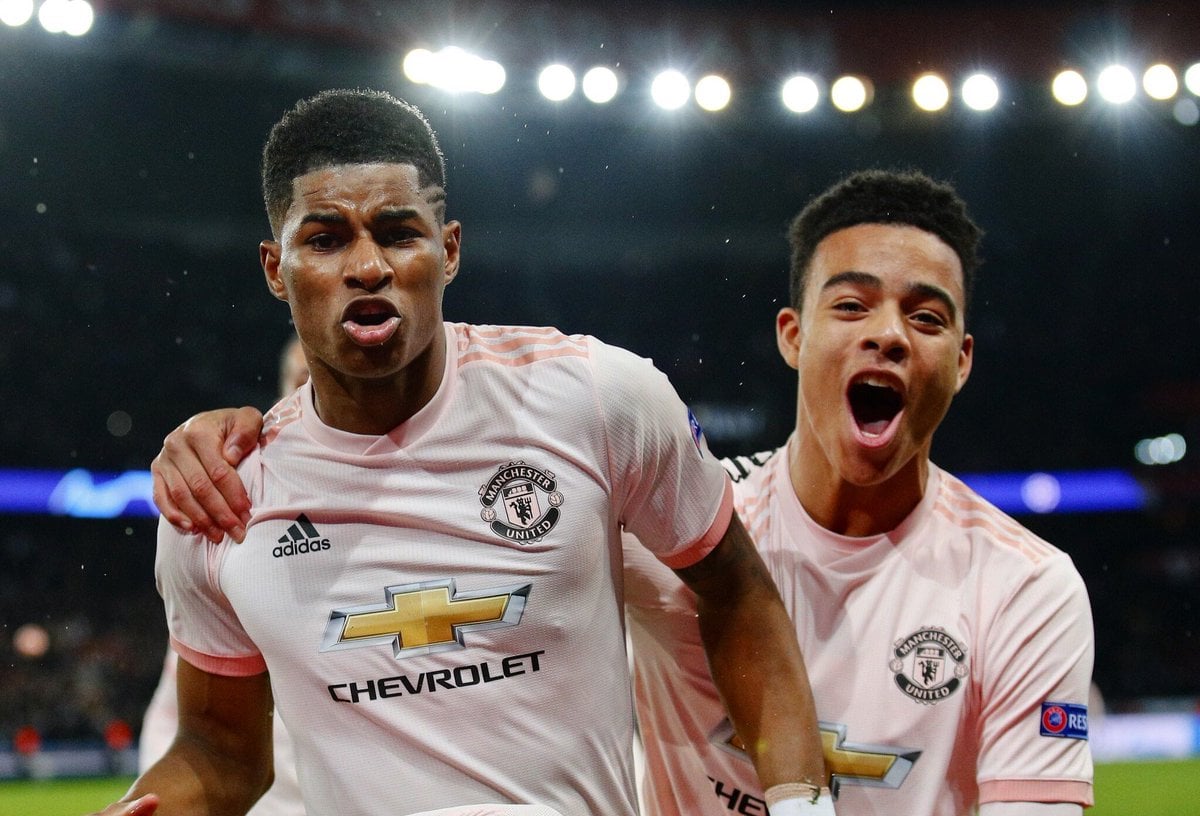 កីឡាករ Marcus Rashford និង Mason Greenwood