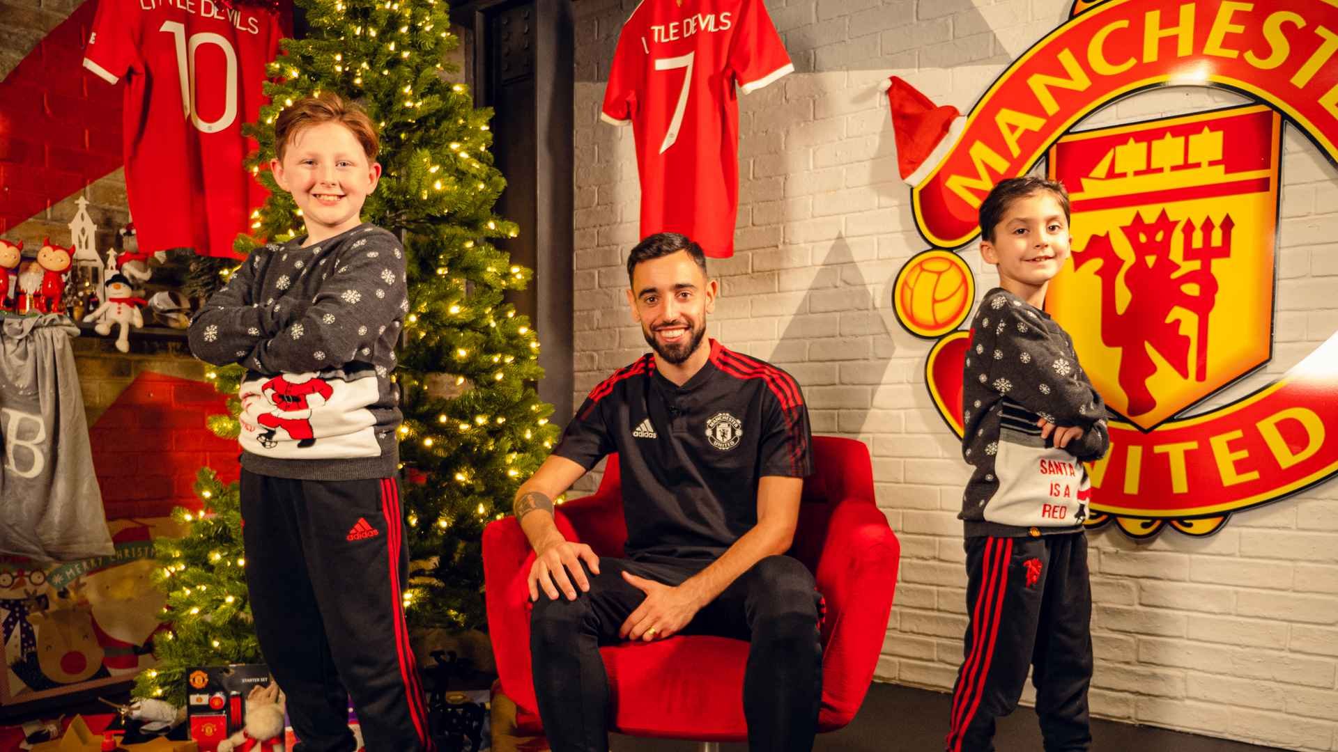 ខ្សែបម្រើ Bruno Fernandes ក្នុងកម្មវិធី Secret Santa
