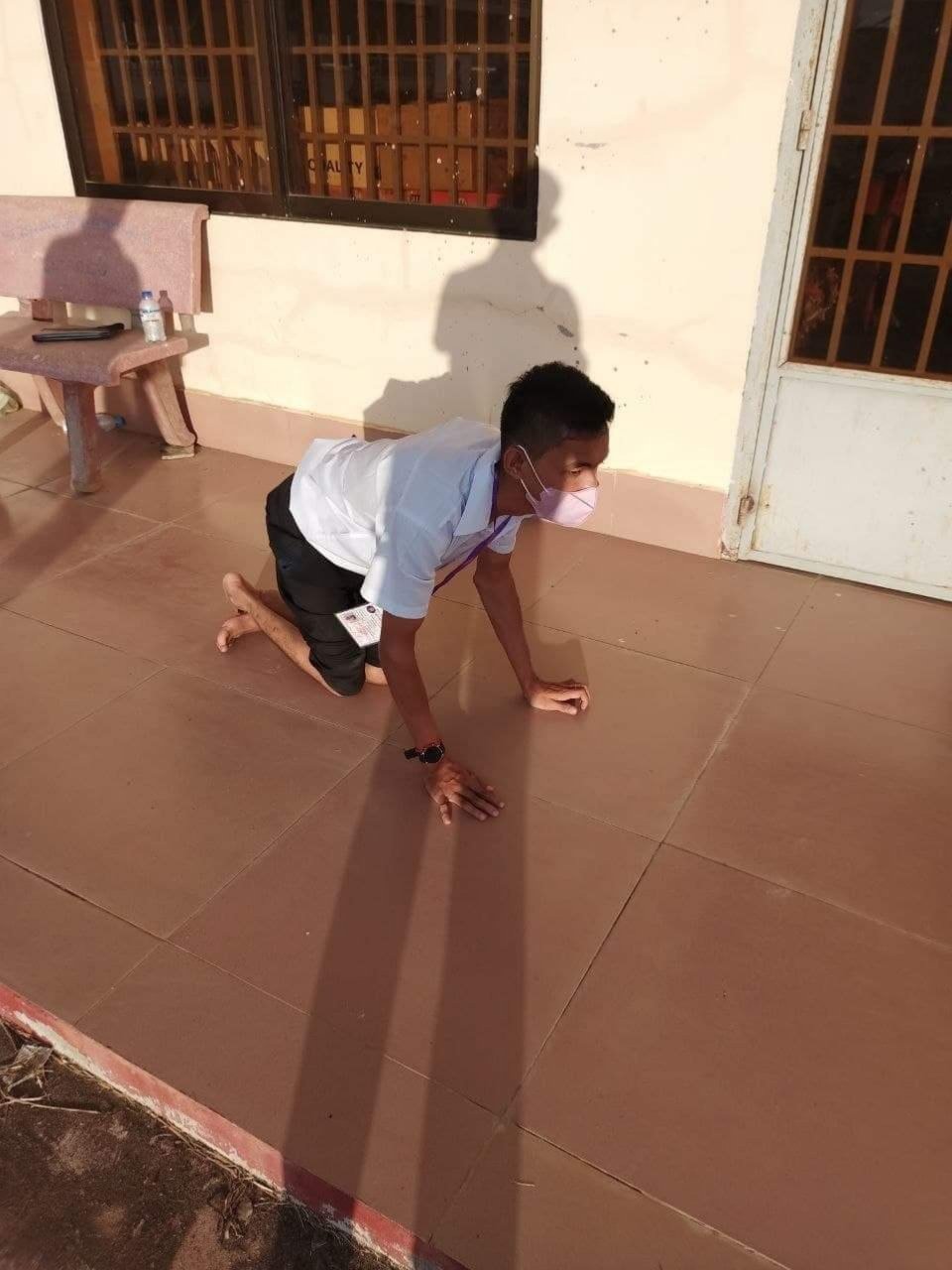 ទិដ្ឋភាពសិស្សមានពិការភាពមកប្រលង