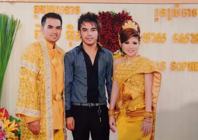 ពិធីមង្គលការអ្នកនាងមាស សុខសោភា និងស្វាមី