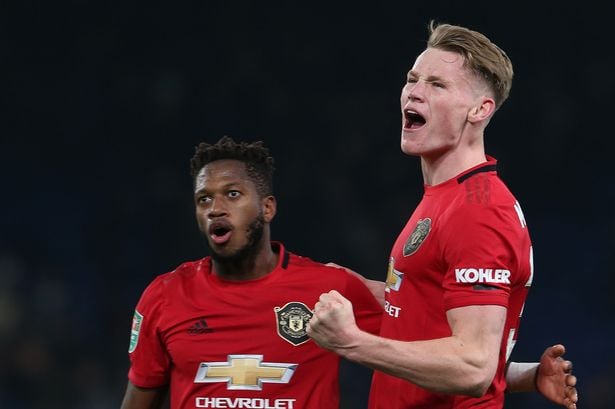 កីឡាករ Fred និង Scott McTominay