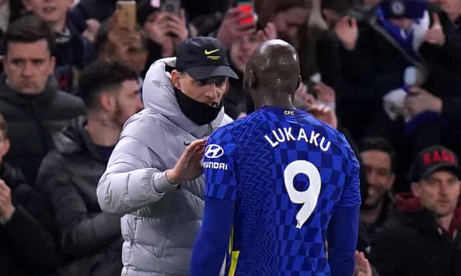 &nbsp; កីឡាករ&nbsp;Romelu Lukaku និងលោក Tuchel