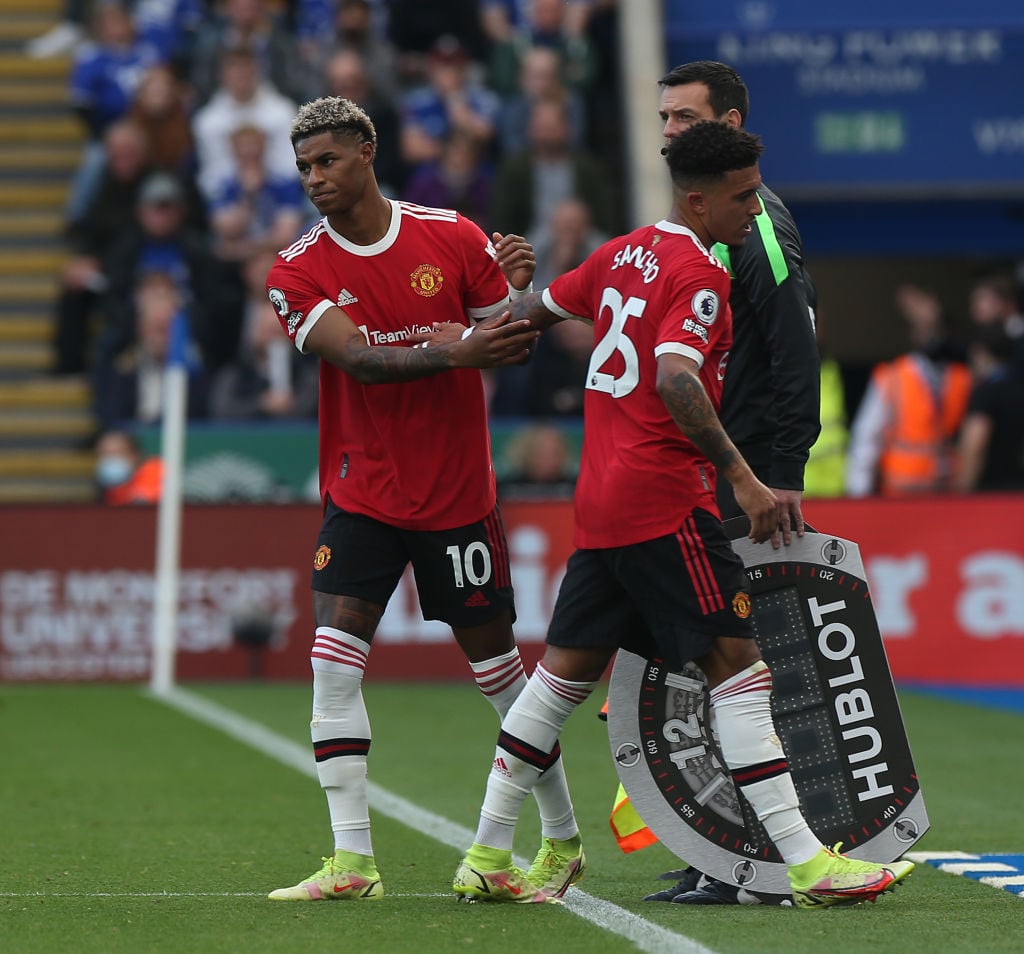 កីឡាករ Marcus Rashford និង Jadon Sancho