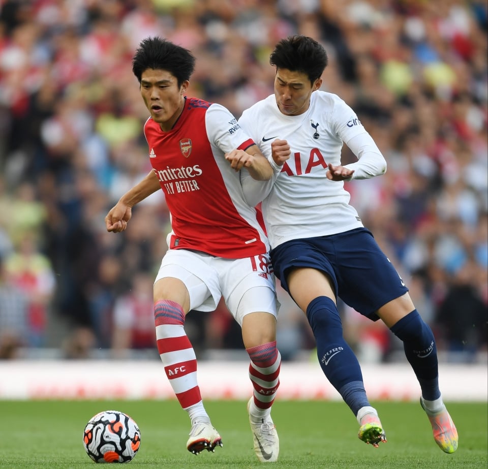 Takehiro Tomiyasu និង Son Heung-Min