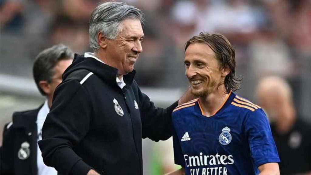 Carlo Ancelotti និង Modric
