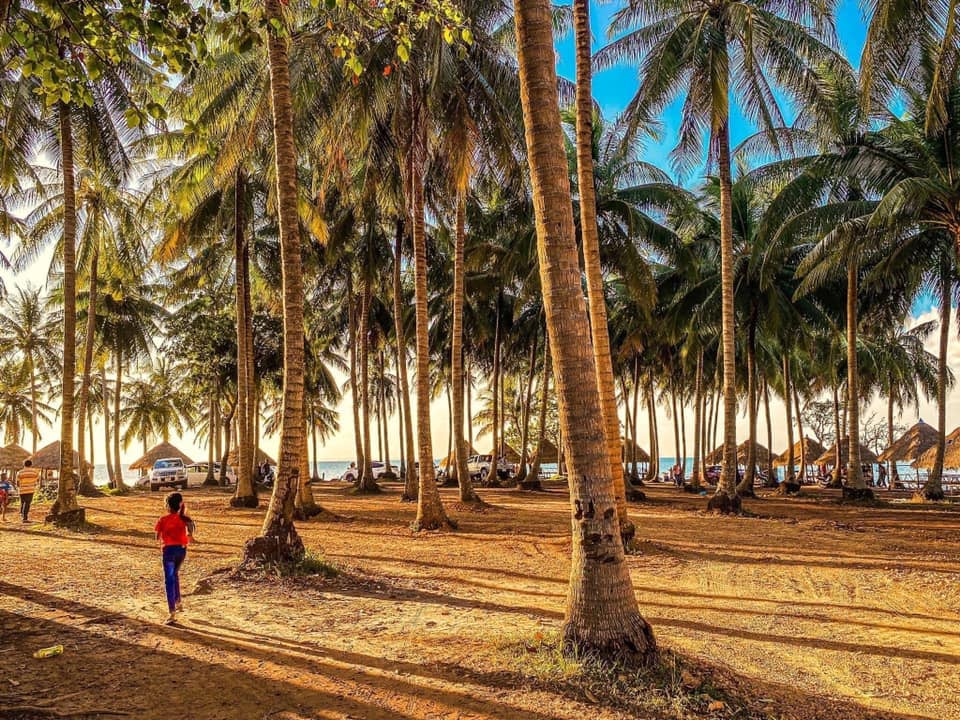 ទេសភាពនៅ  ឆ្នេរនេសាទ