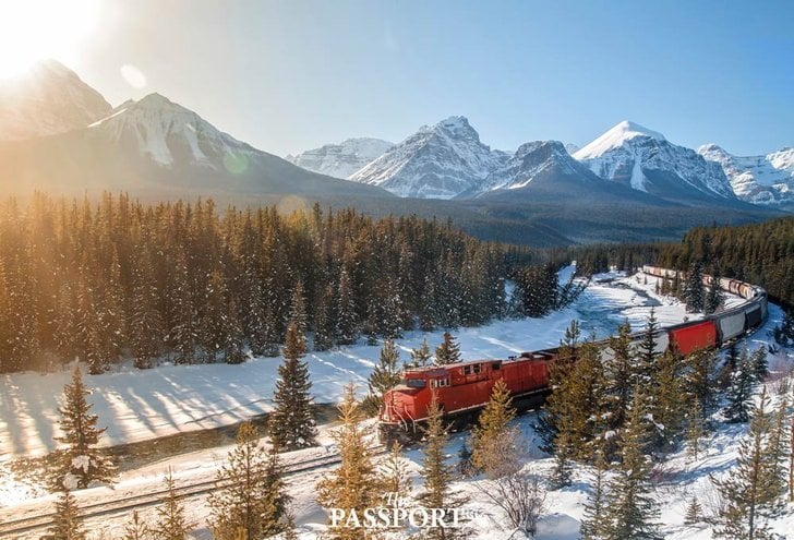 ទិដ្ឋភាពនៅ Canadian Rockies&nbsp;
