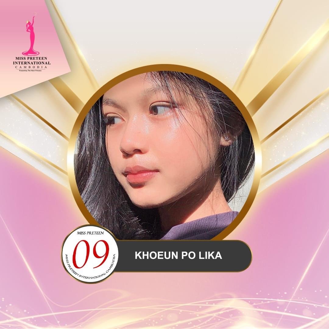 បេក្ខនារី Miss Preteen International Cambodia&nbsp;